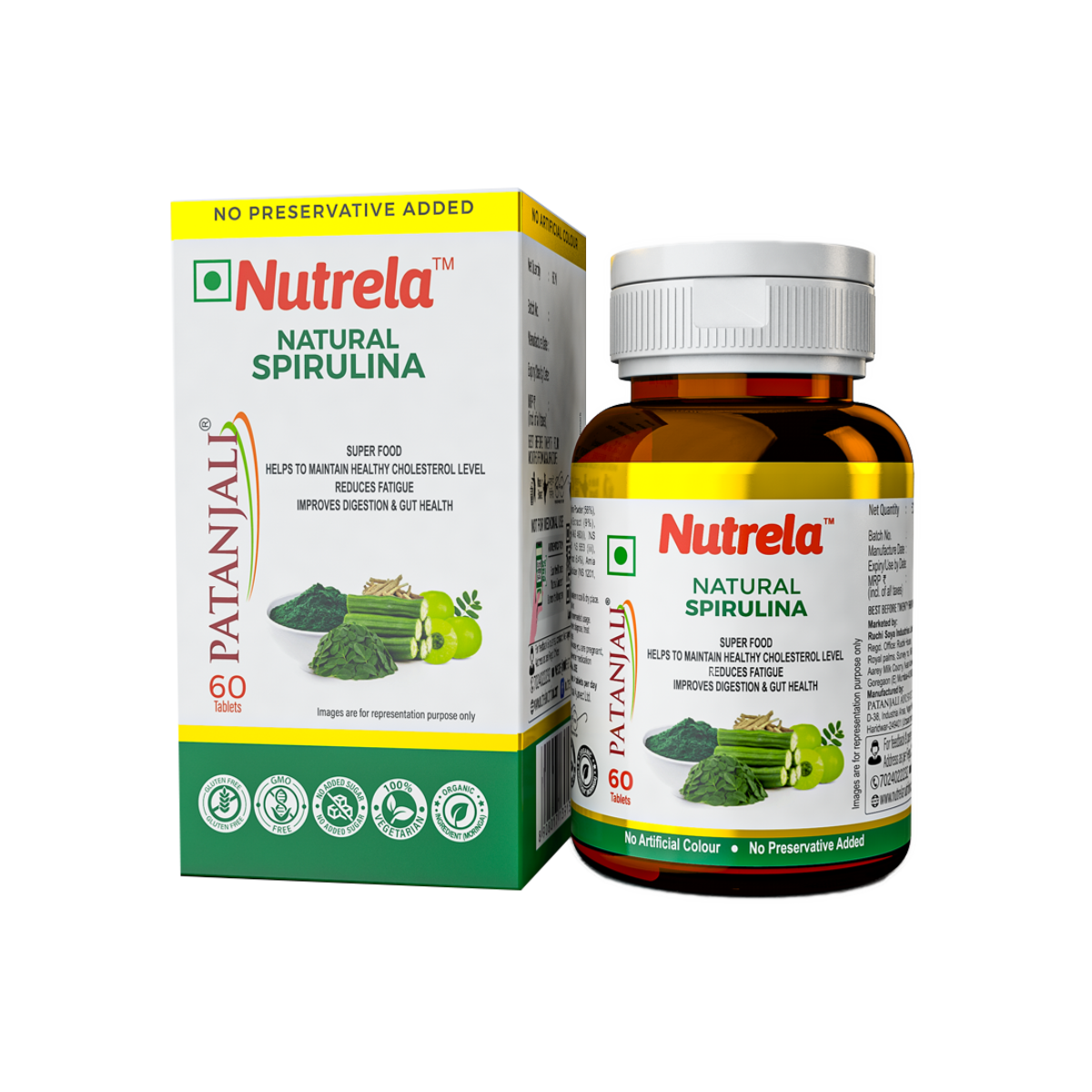 PAT NUTRELA SPIRULINA NATURAL