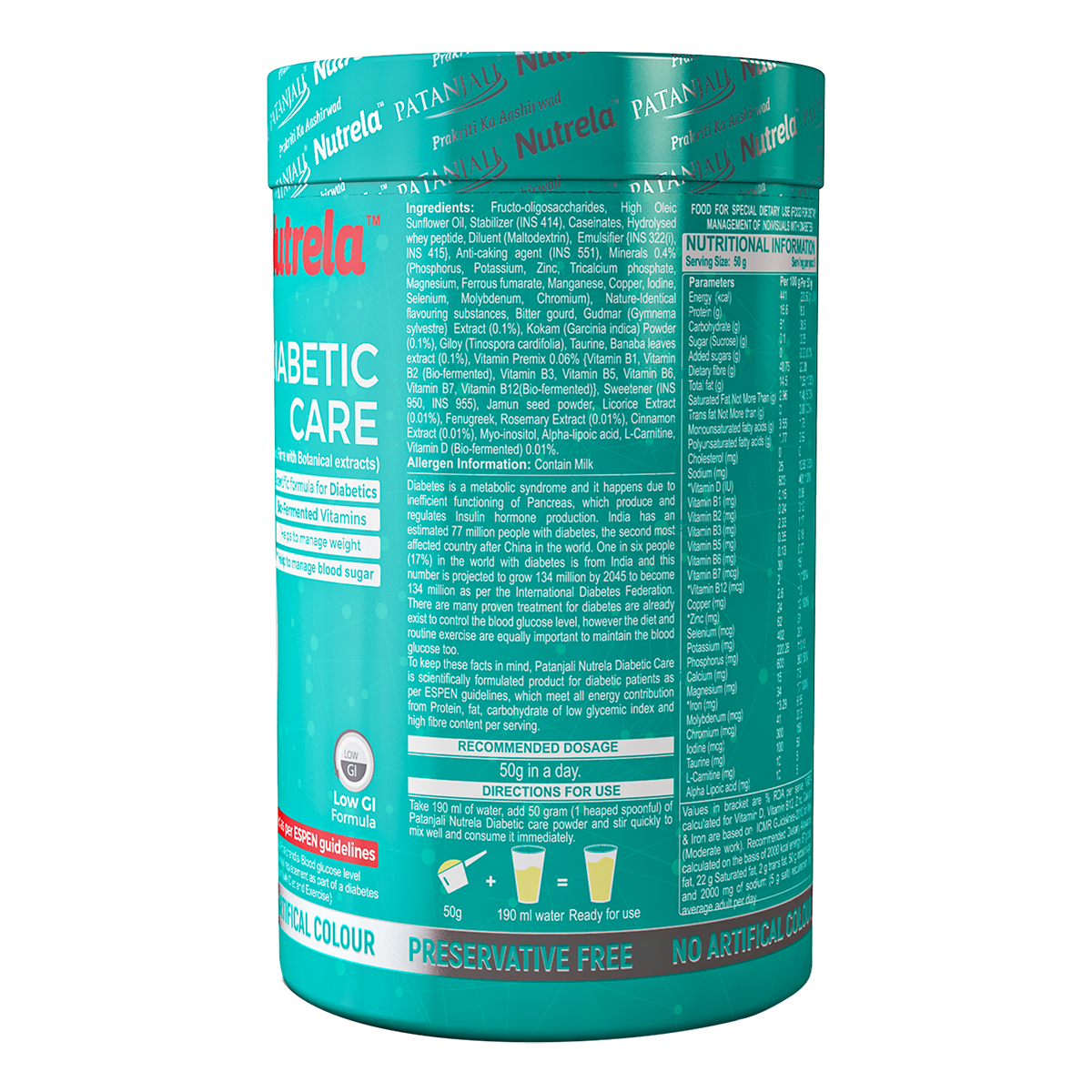 PAT NUTRELA DIABETIC CARE