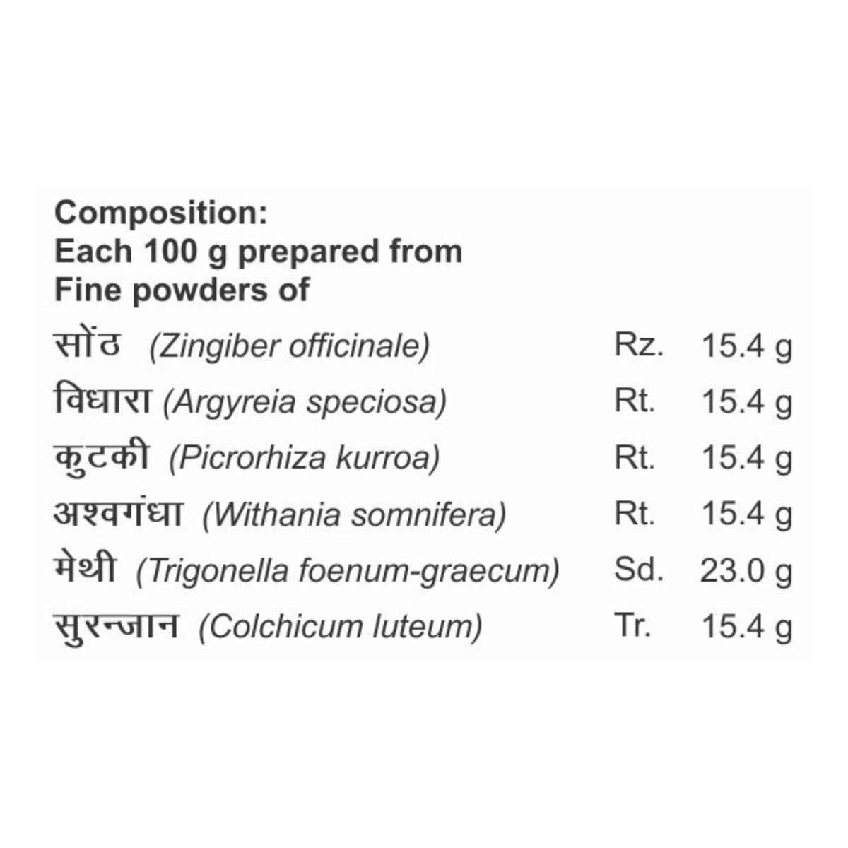 Divya Vatari Churna 100 Gm