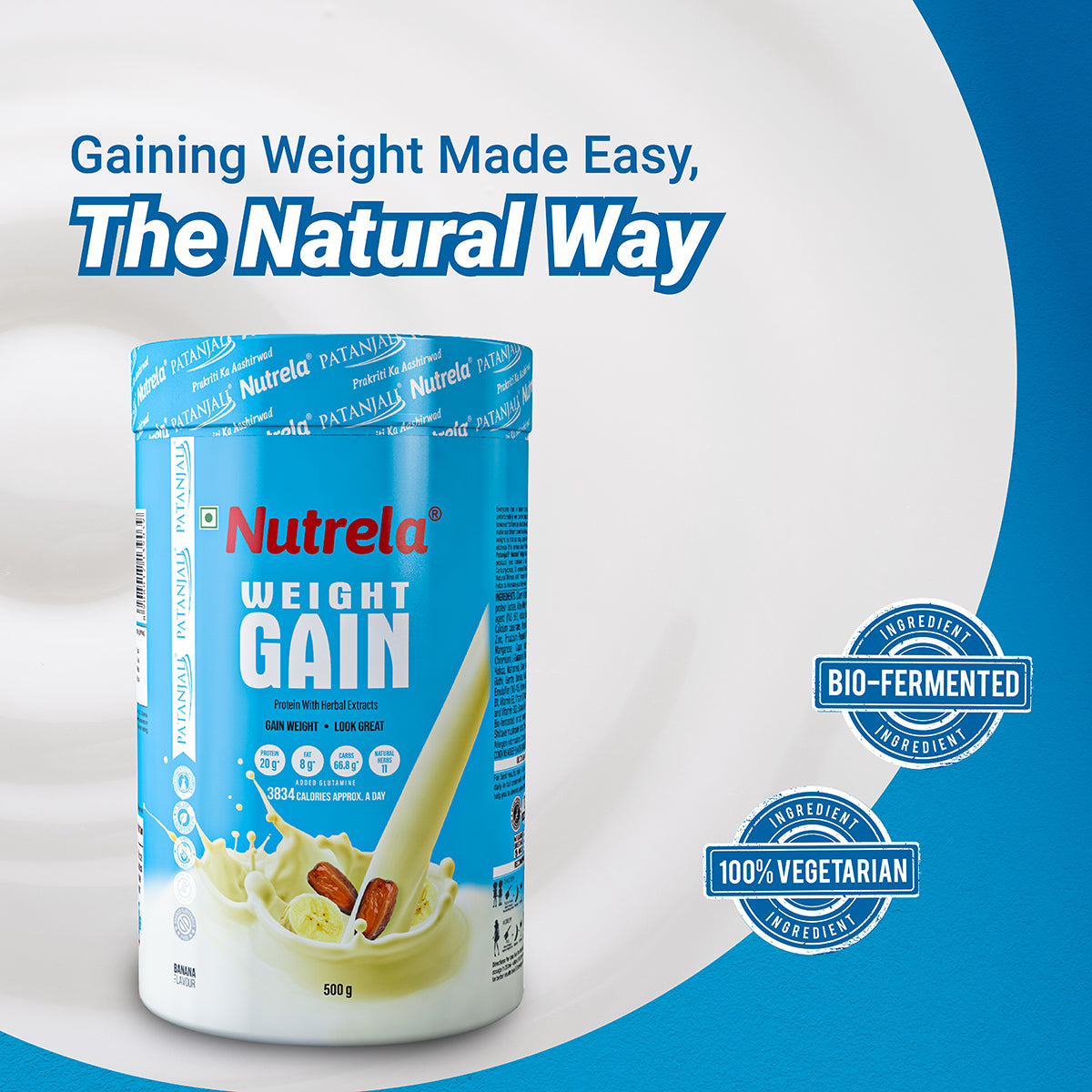PAT NUTRELA WEIGHT GAIN 500 GM