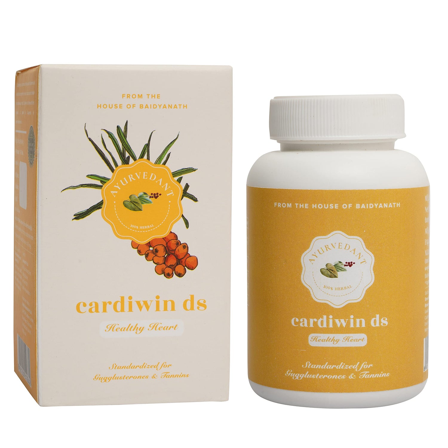 Baidyanath (Jhansi) Ayurvedant Cardiwin DS Tablet -Ayurved Essentials