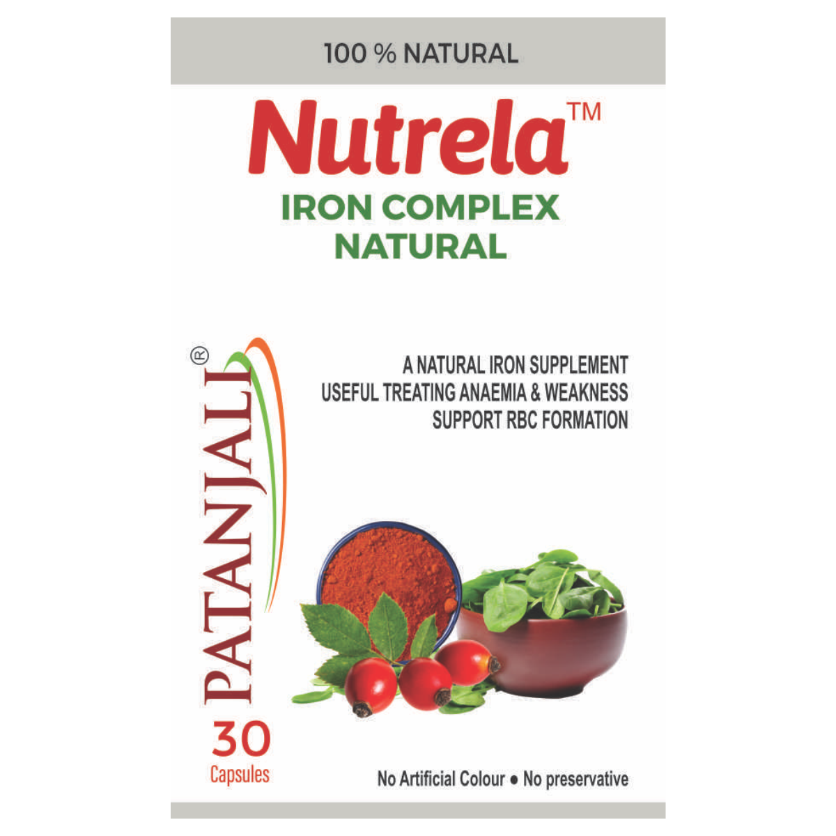PAT NUTRELA IRON COMPLEX NATURAL CAPSULE