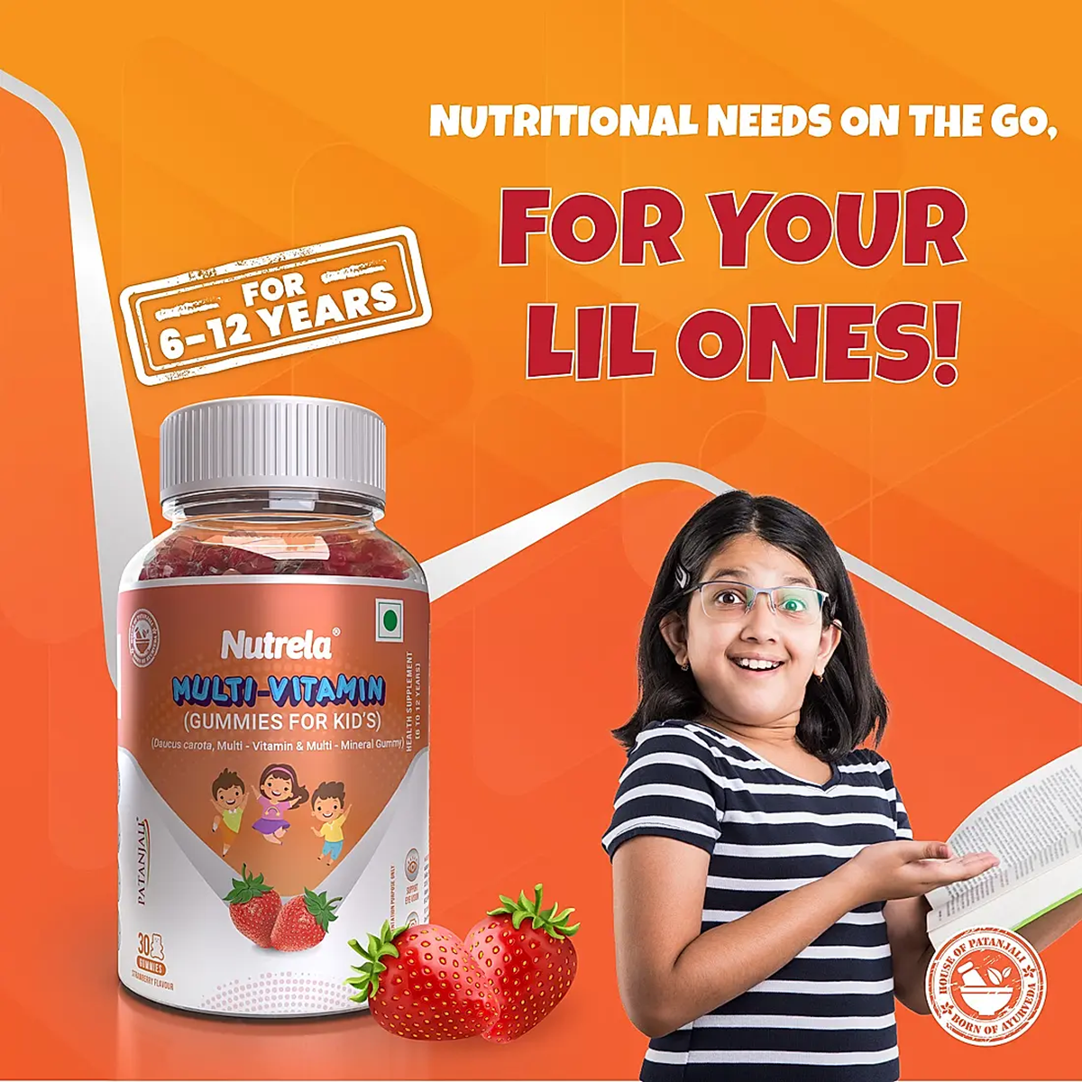 NUT.MULTI-VIT.KIDS GUMMIES-STR FLV